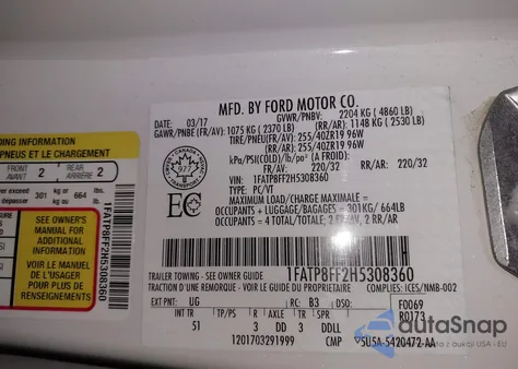 2017 Ford Mustang Gt Premium z USA, uszkodzony, nr VIN 1FATP8FF2H5308360